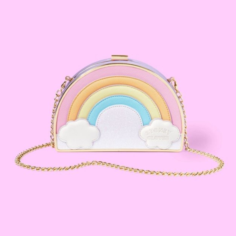 Stoney Clover Lane x Target Lavender Rainbow Crossbody Bag nwt